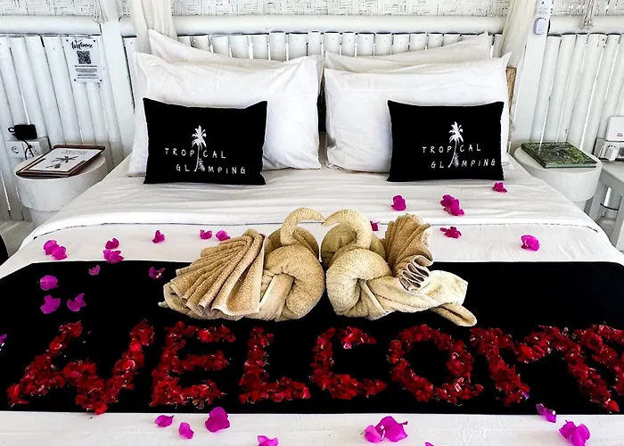 Villa Tropical Glamping Nusa Penida - Private Romantic Seaside Diamond